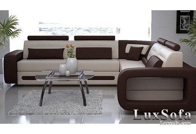 Sofa góc hai màu hiện đại SG24