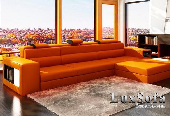 Sofa góc màu cam SG35