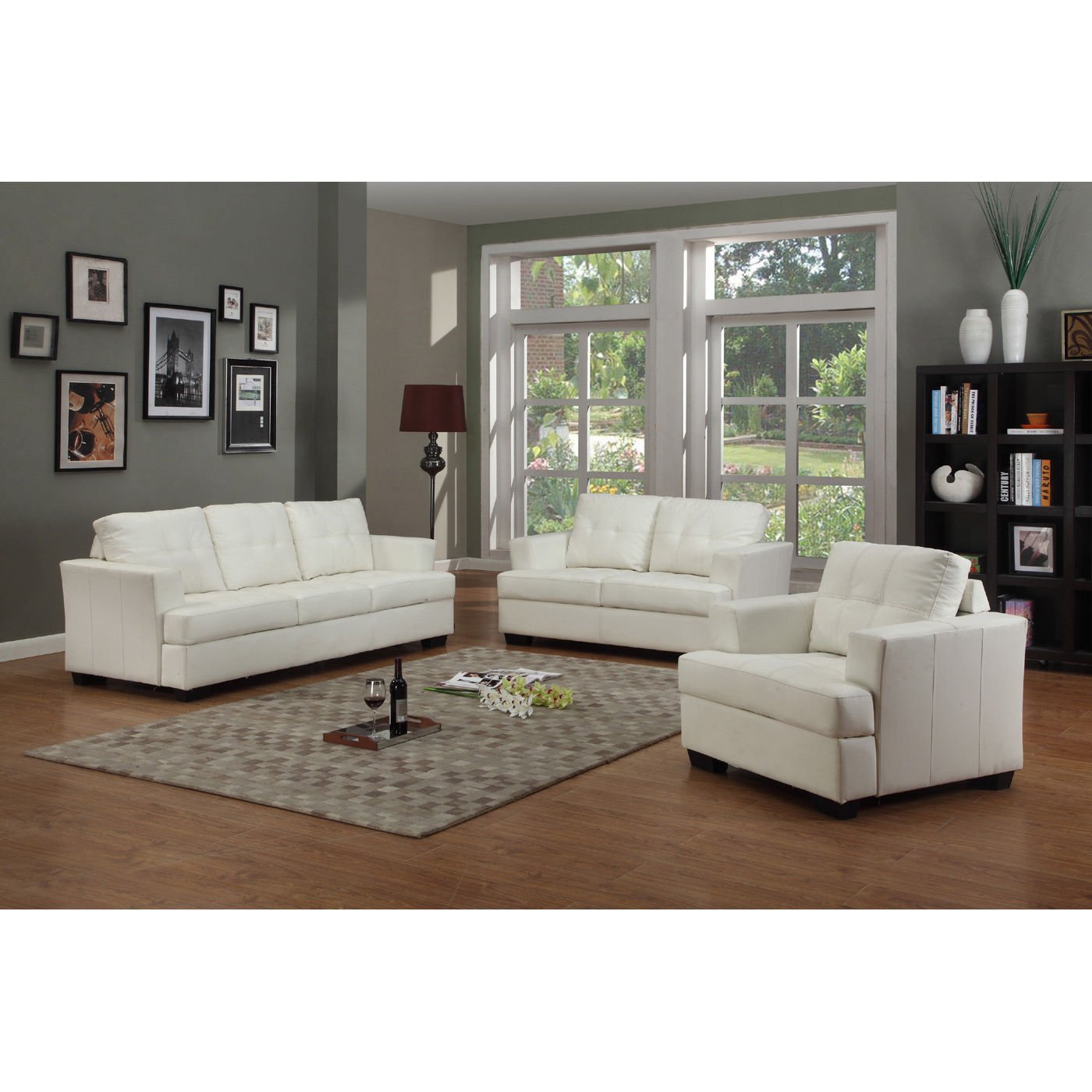 Sofa hiện đại trắng thanh lịch SH27