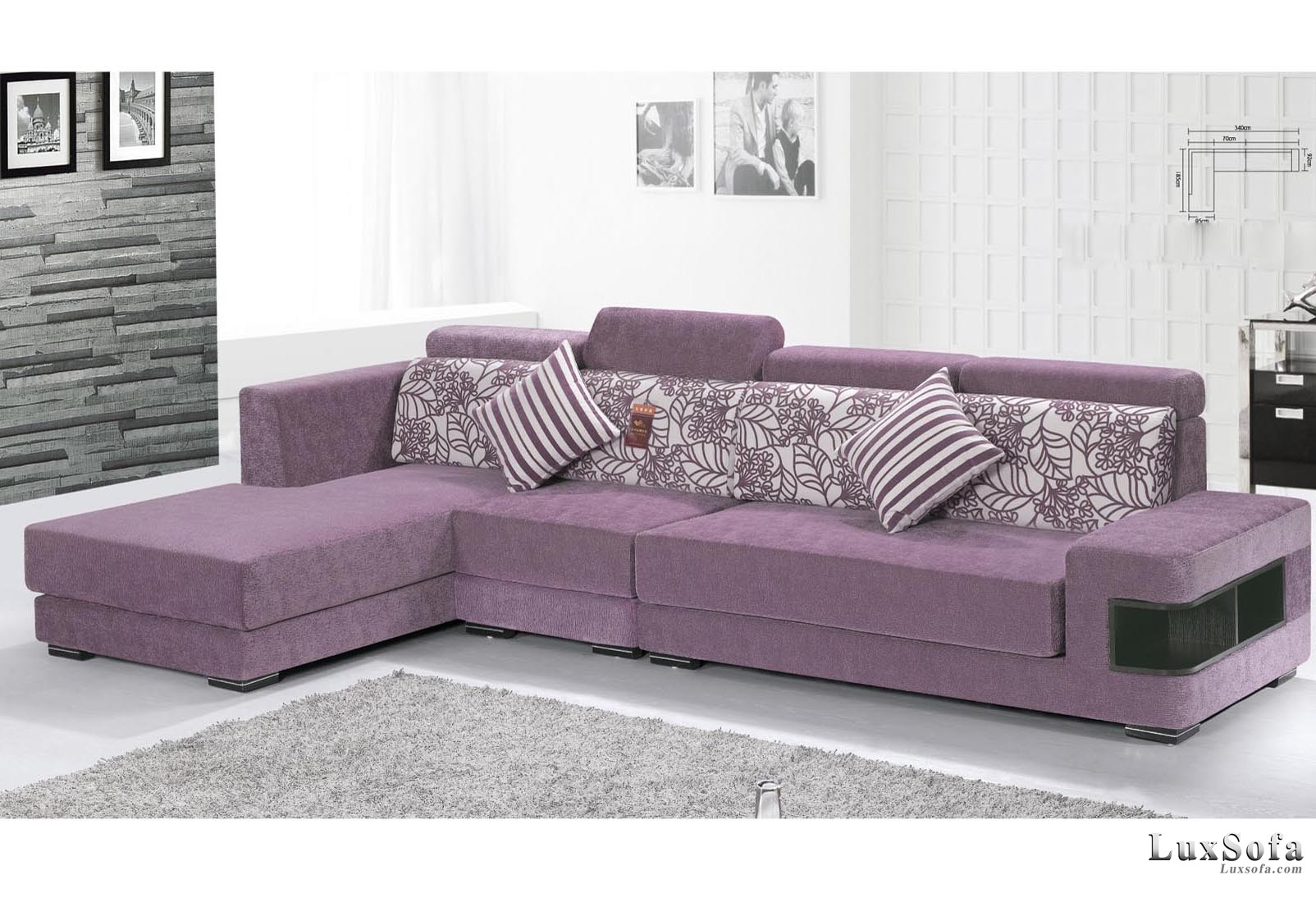 Sofa vải cho chung cư SV03