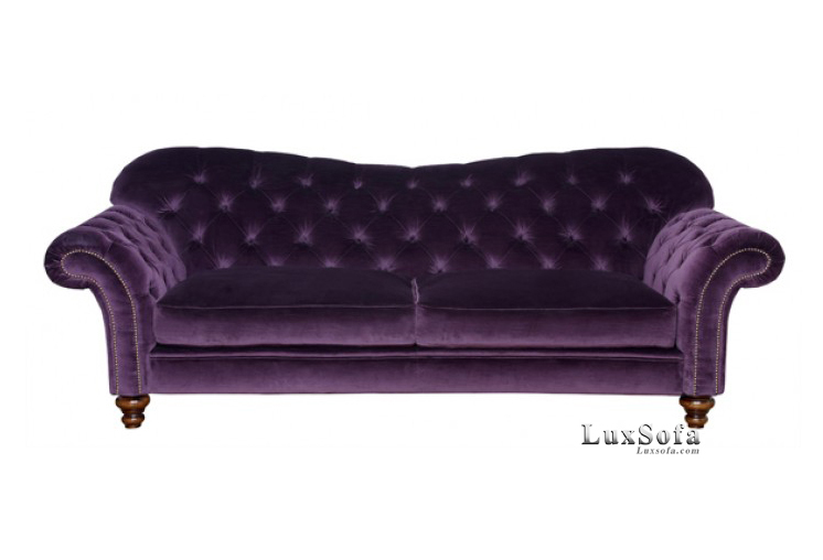 Sofa văng cổ điển nhung SV15