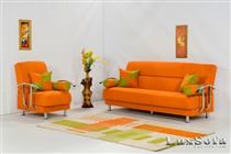 sofa màu cam