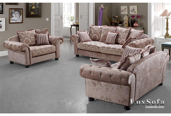 Sofa cổ điển họa tiết đẹp SC25