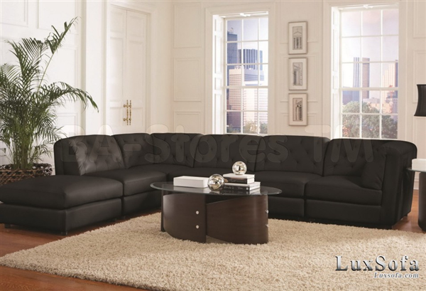 Sofa gia đình màu đen SGD16