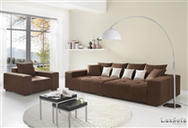 Sofa gia đình màu nâu ấm áp SGD20