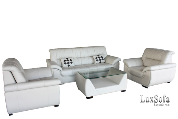Sofa gia đình màu trắng hiện đại SGD002