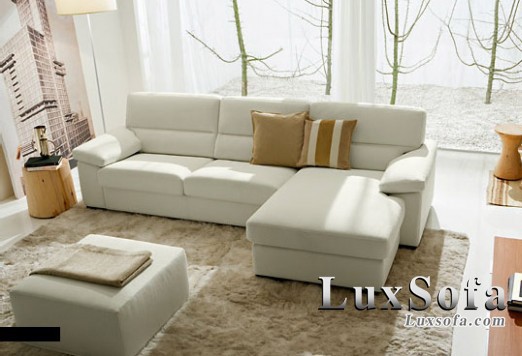 Sofa gia đình màu trắng SGD15