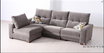 Sofa góc bọc nỉ hiện đại SG030