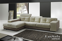 Sofa góc màu sữa thanh lịch SG013