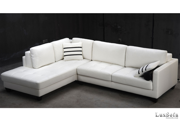 Sofa góc màu trắng thanh lịch SG43