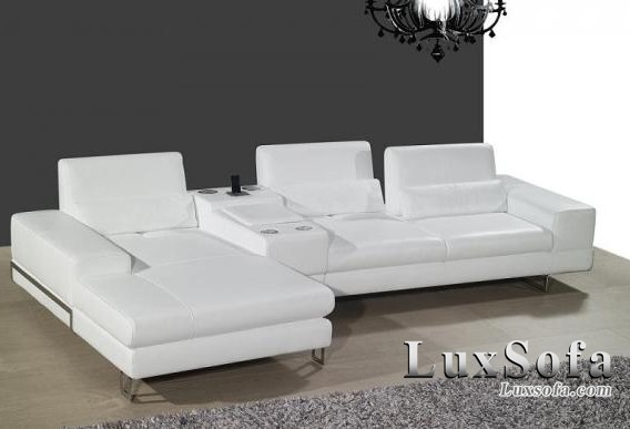 Sofa góc màu trắng trang nhã SG44