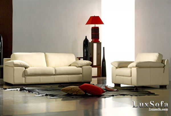 Sofa hiện đại da màu be SH28