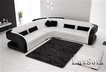 Sofa hiện đại góc đen trắng SH19