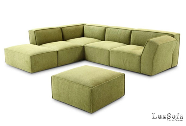 Sofa nỉ màu rêu SN21