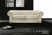 Sofa văng cổ điển màu trắng SV09