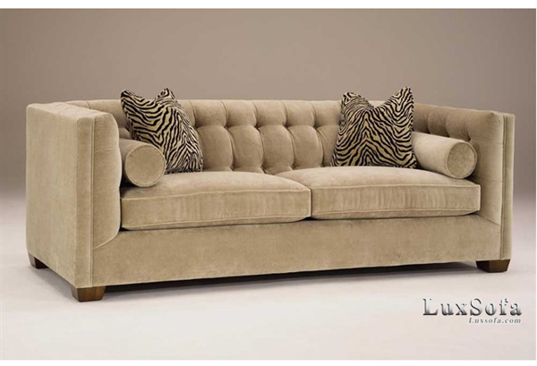 Sofa văng hiện đại màu be SV18